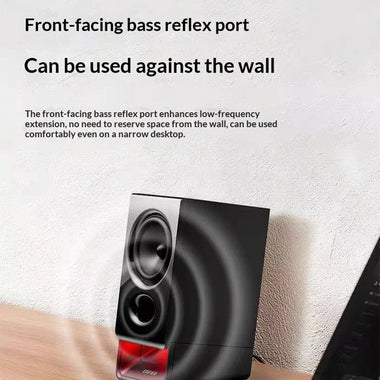 EDIFIER R20 Desktop Computer Speaker Wired bluetooth 6.0 Soundbar with RGB Light Bar Deep Bass Plug and Play Mini Home Speaker Subwoofer