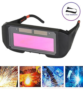 Automatic Dimming Welding Glasses Light Change Auto Darkening Anti-Eyes Shield Goggle for Welding Masks EyeGlasses Accessories
