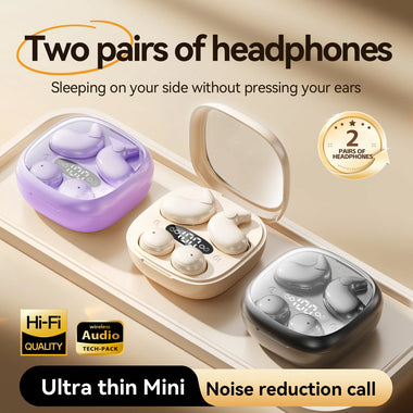 M126 TWS Earbuds Wireless bluetooth 5.4 Earphone 360 Surround Sound 76H Playback Digital Display Low Gaming Latency Touch Control In-ear Sports Headphones