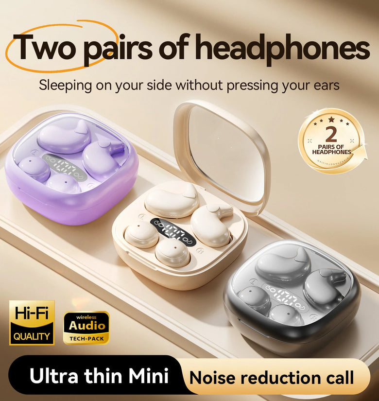 M126 TWS Earbuds Wireless bluetooth 5.4 Earphone 360 Surround Sound 76H Playback Digital Display Low Gaming Latency Touch Control In-ear Sports Headphones