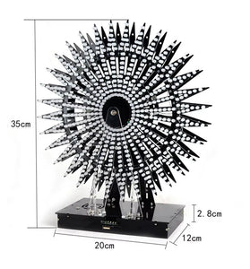 DIY Electronic Kit 16-layer Colorful Ferris Wheel LED Rotating Ferris Wheel 16 Layer 30cm 610 LEDs Colorful Animation Modes
