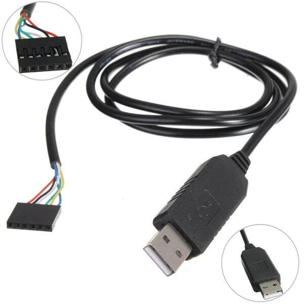 6Pin FTDI FT232RL USB To Serial Adapter Module USB TO TTL RS232 Cable