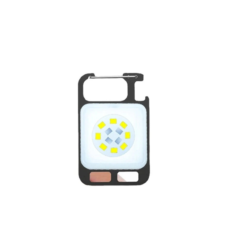 Mini COB Keychain Flashlight Charging Lamp Camping Lights with Magnet 4 Lighting Modes for Camping Home USE Etc