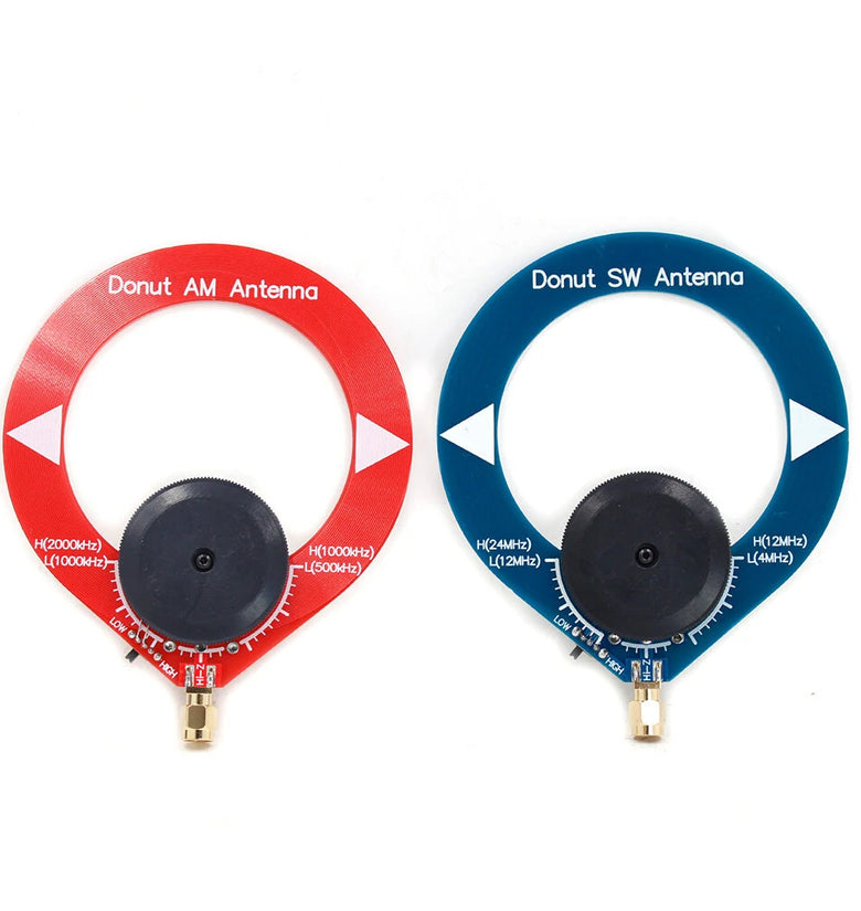 Donut AM MW/SW Antenna Mini Loop Antenna for HFDY Malahiteam DSP DSP2 Receiver HF Middle Wave