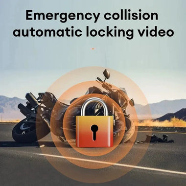 3.0" Motorcycle Dash Cam 1080P HD Dual Lens Waterproof DVR Camera Front Rear Camera Video Motorcycle Driving Recorder with 32G Memory Card