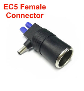Car Jump Starter Power Adaptor EC5 DC 5.5mm x 2.1mm Female Lighter Socket Connector Universal