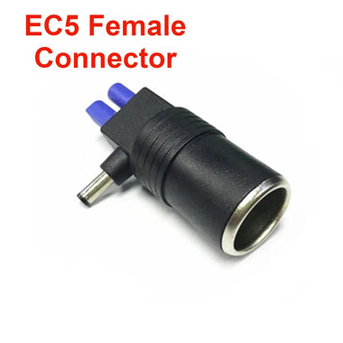 Car Jump Starter Power Adaptor EC5 DC 5.5mm x 2.1mm Female Lighter Socket Connector Universal