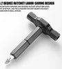 24 In 1 Magnetic Ratcheting Screwdriver Set Precision Repair Tools Kit Steel Construction Portable Case