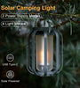 Solar Camping Lantern Portable 4-in-1 Outdoor LED Light With Tripod IPX4 Waterproof USB-C & Solar Powered Ambience