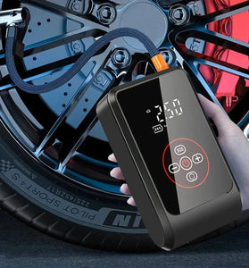 Portable Car Air Compressor Electric Inflator Pump with Digital Display Screen Tyre Inflator for Motorcycle Bicycle Boat Ball
