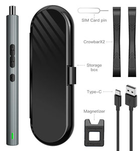 36 in 1 High-Speed Electric Screwdriver Set with 36 Bits 200RPM Motor Dual-Mode Operation Energy-Efficient 350mAh Battery Convenient Type-C Charge Illuminating LED Lights for Precision Repair Tasks