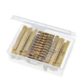 300PCS 30 Values Film Resistors Package 1/2W 5% 10R-1M Carbon Film Metal Resistors Assortment Kit Set