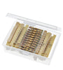 300PCS 30 Values Film Resistors Package 1/2W 5% 10R-1M Carbon Film Metal Resistors Assortment Kit Set