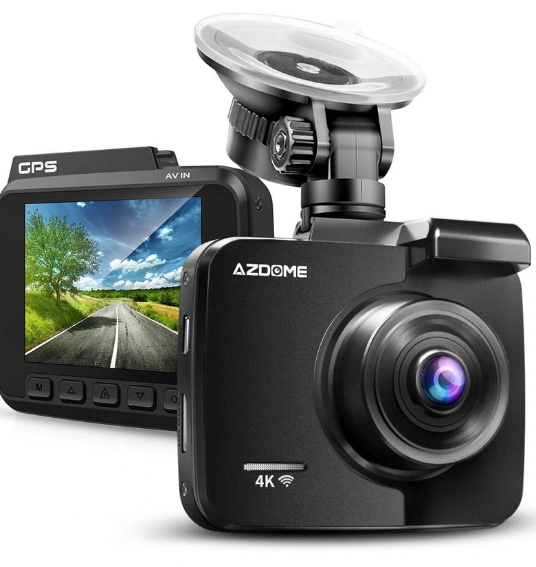 AZDOME Dual Front Rear Car Dash Cam 4K+1080P 150 Car DVR Camera 6 Million Photo Pixels GS63HPRO
