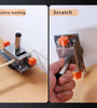 Woodworking Marking Tool Stainless Steel Retractable Tough Multi-Functional Measuring Device Stone Plate Marking