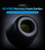 KZ FT01 Memory Cotton Ear-Tips Ear Plugs Earphones In Ear Monitor Wired Headphones Noise Isolating Ear Pads Headset