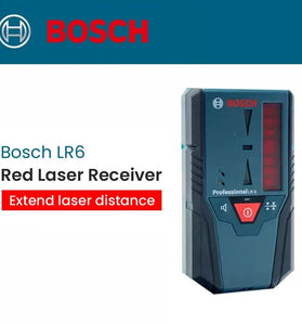 for Bosch LR6 Red Laser Receiver 5-50m Range 1-3mm Accuracy Compact Lightweight IP54 Water Resistance Construction Tool