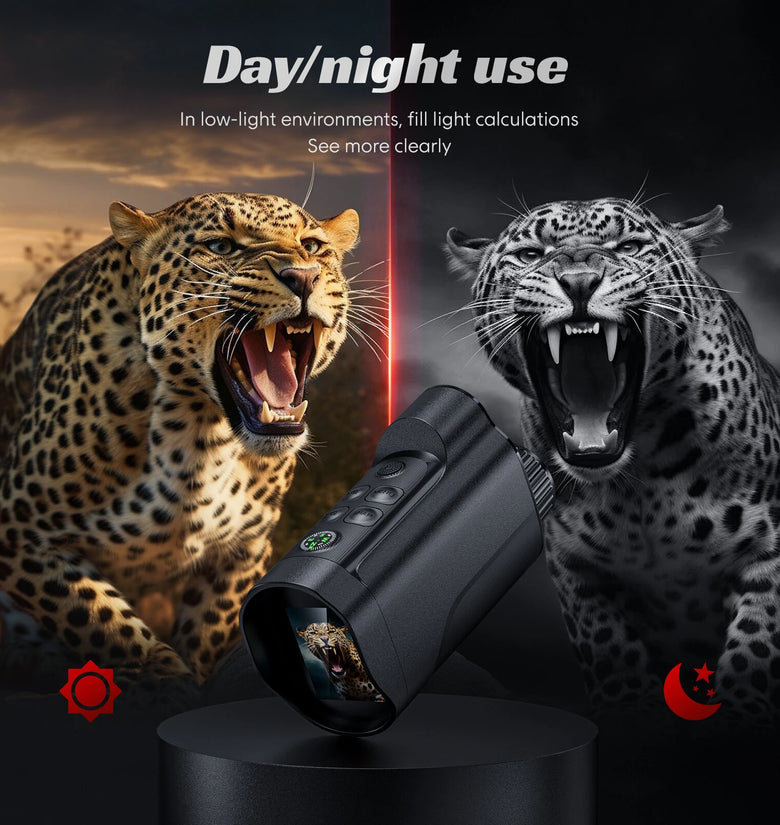 329 Infrared Night Vision Device 2 Inch Screen 1080P 10X Zoom 800m Range