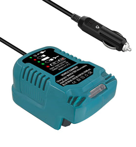DC 12V/24V Mini Compact Car Charger for 18V LXT Batteries BL1815 BL1830 BL1860 with LED Indicator Portable Charging