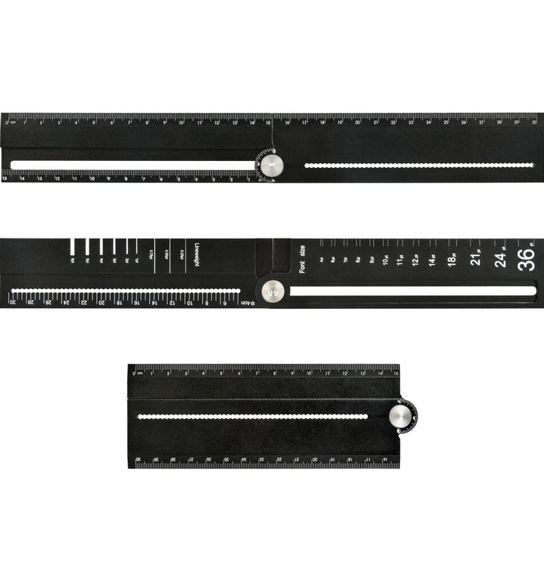 Multifunctional Aluminum Alloy Ruler High Precision 0.1 cm Versatile Measuring Tool Angle Ruler Compass for Drawing Circles and Arcs