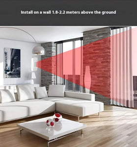 433MHz 1527 Wireless Infrared Detector Long-Range Motion Sensor 110 Wide Angle 8M Range Easy Installation Home Security