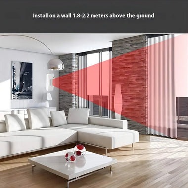 433MHz 1527 Wireless Infrared Detector Long-Range Motion Sensor 110 Wide Angle 8M Range Easy Installation Home Security