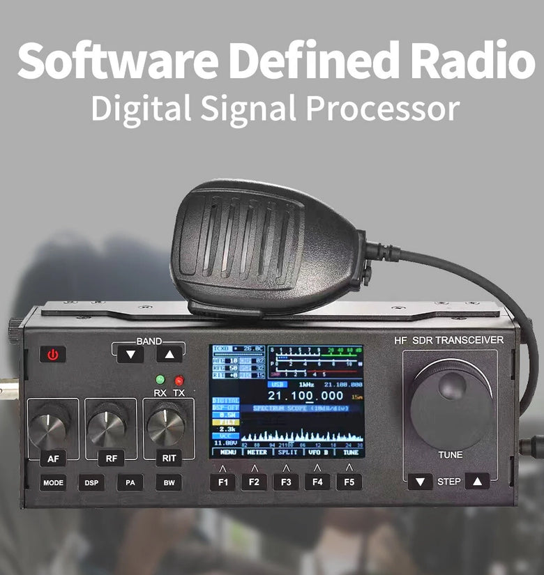 Recent RS-918 Portable HF SDR SSB Transceiver RS918 amateur Radio vehicle mounted CB ham mobile transceiver car two way radio