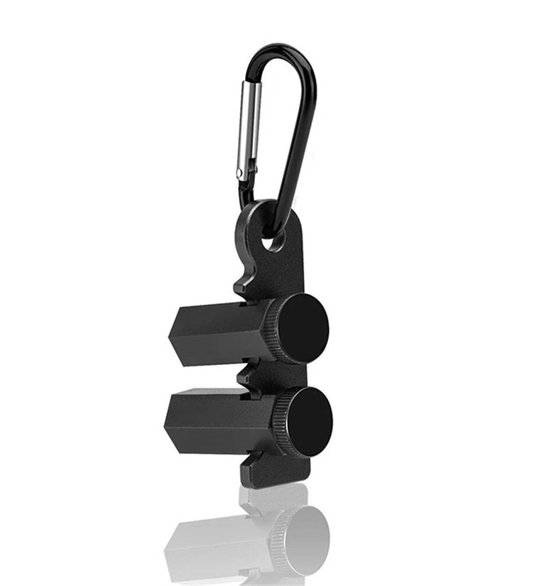 Square Auxiliary Jig with Holder and Carabiner Stair Guages Knobs Tool Tall Stair Gauges for Framing Square