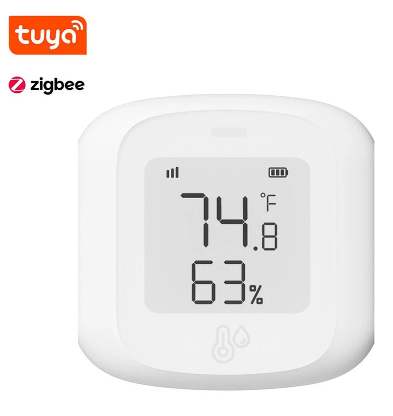 Tuya  WiFi Temperature Humidity Tester Digital Display Mobilephone APP Remotely Control Intelligent Linkage Hygrothermograph Smarthome Device