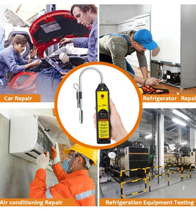 WJL-6000 WJL-6000L Freon Leak Detector Halogen Leak Detector R22 R410A R134A R1234YF Refrigerant Gas HVAC Air Conditioner Tester Tool