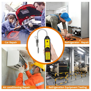 WJL-6000 WJL-6000L Freon Leak Detector Halogen Leak Detector R22 R410A R134A R1234YF Refrigerant Gas HVAC Air Conditioner Tester Tool