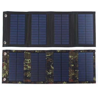 Black/Camouflage 10W Foldable Solar Panel