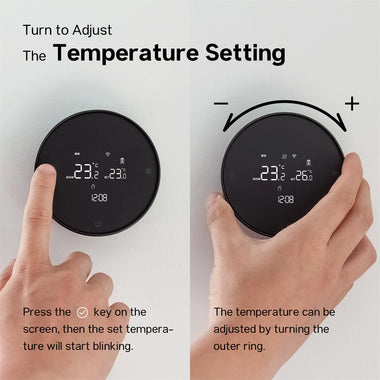 Tuya Smart WiFi Thermostat Wireless Water Floor Heating Gas Boiler Temperature Controller Smart Life APP Voice Control with Alexa Google Assistant