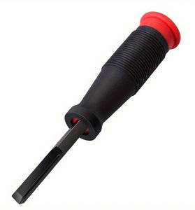 90 Right Angle Corner Chisel Mortise Chisel High Carbon Steel Blade Plastic Handle 2.76 Inch Depth for Door Installation Wood Carving Framing Woodworking Tools