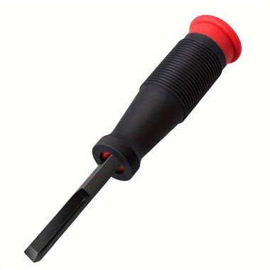 90 Right Angle Corner Chisel Mortise Chisel High Carbon Steel Blade Plastic Handle 2.76 Inch Depth for Door Installation Wood Carving Framing Woodworking Tools