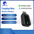 Wireless CarPlay Adapter for iPhone Convert Wired to Wireless Apple CarPlay Adapter Mini Size Auto-Reconnect Stable Control & No Delay
