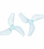 6 Pairs GEMFAN 1219S 1219 31mm 1.2Inch 3-Blade Propeller PC 0.8mm / 1mm Hole for 0703-1103 / Coreless Motor