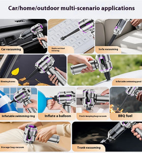 Suitu ST-6697 Cordless Handheld Vacuum Cleaner 16000Pa Strong Suction Brushless Motor Rechargeable Lithium Battery Multi-Functional Car Cleaning Lightweight Portable Easy Type-C Charging