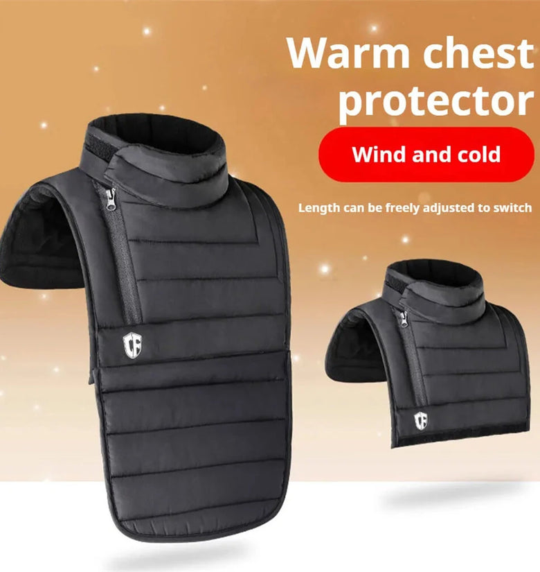 Winter Motorcycle Riding Windproof Chest Protector Detachable Warm Neckband Waterproof Cold-proof Outdoor Ski Headgear Neckband