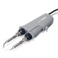 938D Portable Hot Tweezer Soldering Station with Fast Heat Up Smart Sleep Mode Easy Fahrenheit to Celsius Conversion Includes 2 B-type Soldering Tip and EU Plug Type Power Cord for Precision Soldering