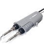 938D Portable Hot Tweezer Soldering Station with Fast Heat Up Smart Sleep Mode Easy Fahrenheit to Celsius Conversion Includes 2 B-type Soldering Tip and EU Plug Type Power Cord for Precision Soldering