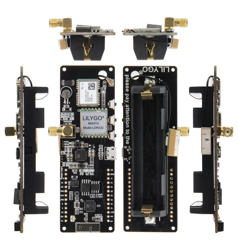 LILYGO Meshtastic AXP2101 T-Beam V1.2 ESP32 LoRa Development Board WiFi Bluetooth OLED Display