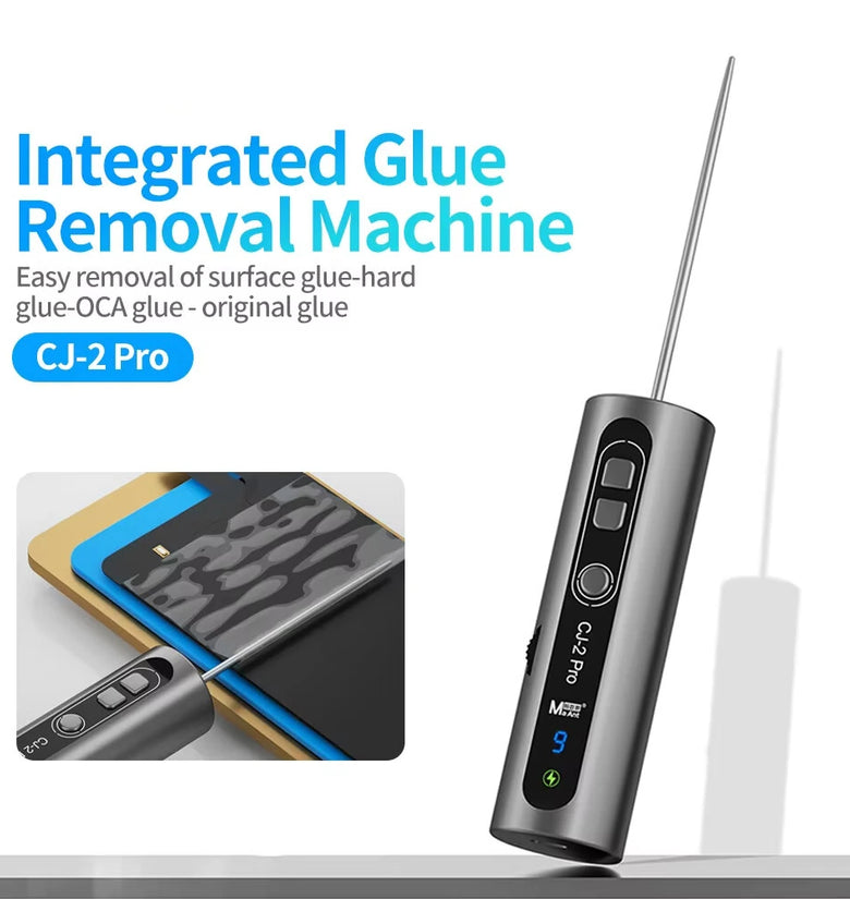 MaAnt CJ-2 Pro Electric OCA Glue Remover 9-Speed Adjustable High-Power Motor LED Display Rechargeable Lightweight LCD Screen Separator Tool