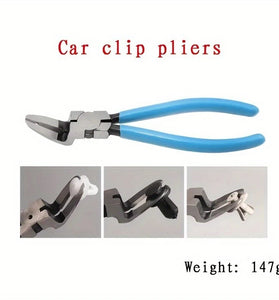 Heavy Duty Iron Diagonal Pliers Multifunctional Wire Stripping Tool Car Clip Rivet Tightening Electrical Work Ergonomic Handles Precision Cutting Spring Assisted Mechanism