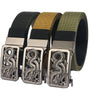 ENNIU 125cm Metal Buckle Tactical Belt Nylon Army Military Outdoor Casual Belt for Men Women