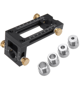 Cabinet Hardware Drill 6/8/10/12mm Hole Punch Locator Flat Screw Woodworking Drill Jig Baby Bed Crib Screws Hardware Drill Guide for Beds Headboards Chairs Furniture