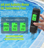Portable Water Quality Tester 5-In-1 Fish bowl PH Meter TDS Test Pen EC Value Tester Salinity Temperature Measurement