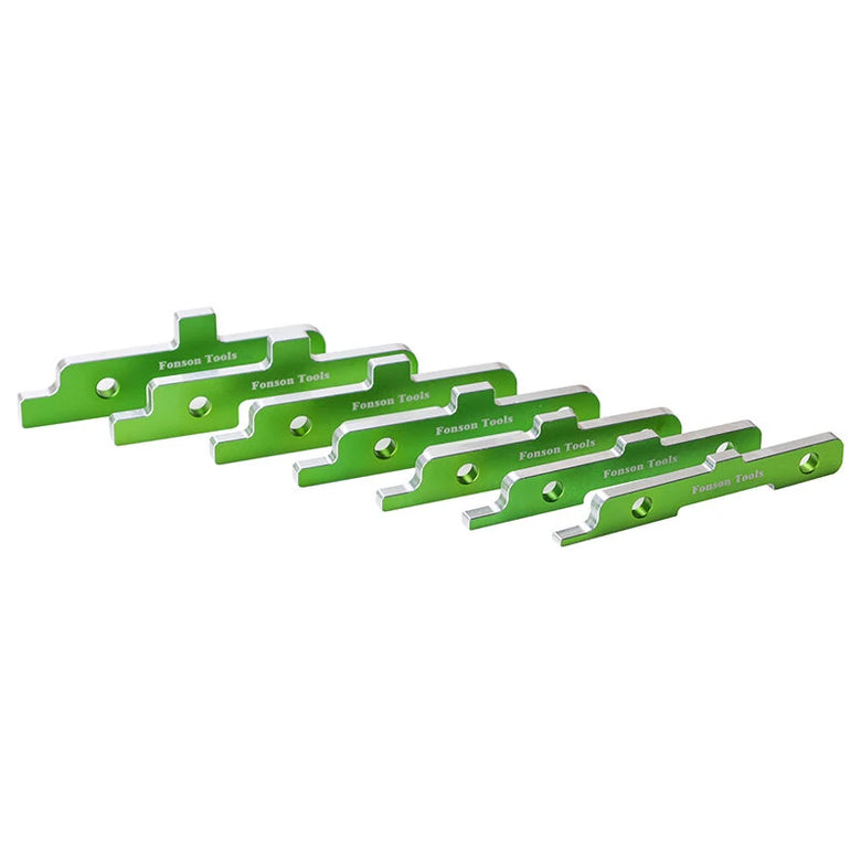 7PCS Setup Blocks Woodworking Mesurement Module with Inch and Fractional Measurements Heavy Duty Steel Precision Measurement Tool