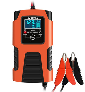Fully Automatic Smart Car Battery Charger with LCD Display For 6V/12V 2AH-20AH Application Of Lead Acid Battery