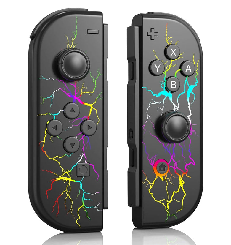 NS01 Left and Right Handles for Switch RGB Joycon Game Controller NS bluetooth Host Handles with Remote Wake-up